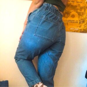 Paperbag Waist High Rise Mom Jeans, by Universal Thread